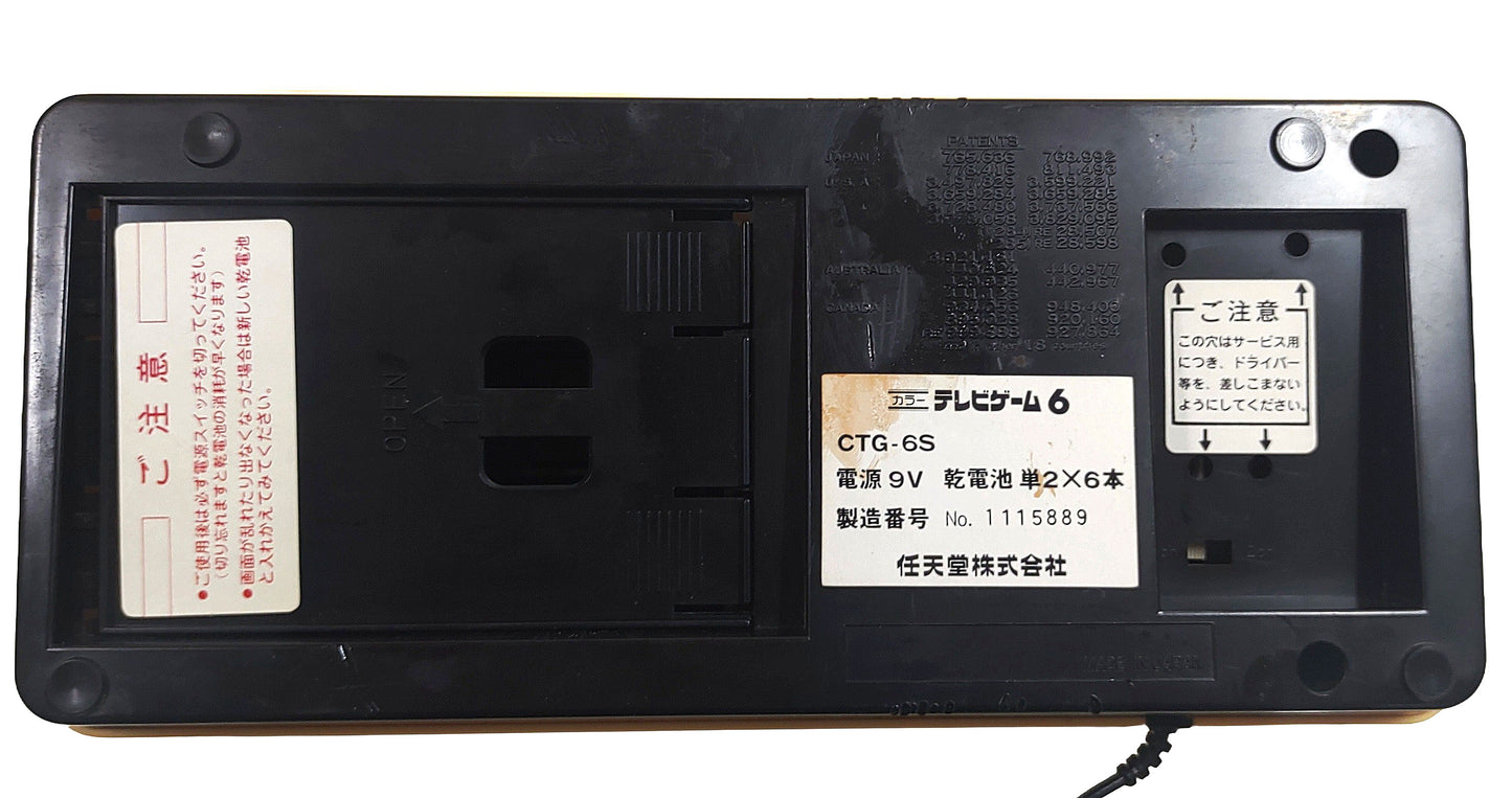 Nintendo Color TV Game 6 - 1º console fabricado pela Nintendo em 1977!!