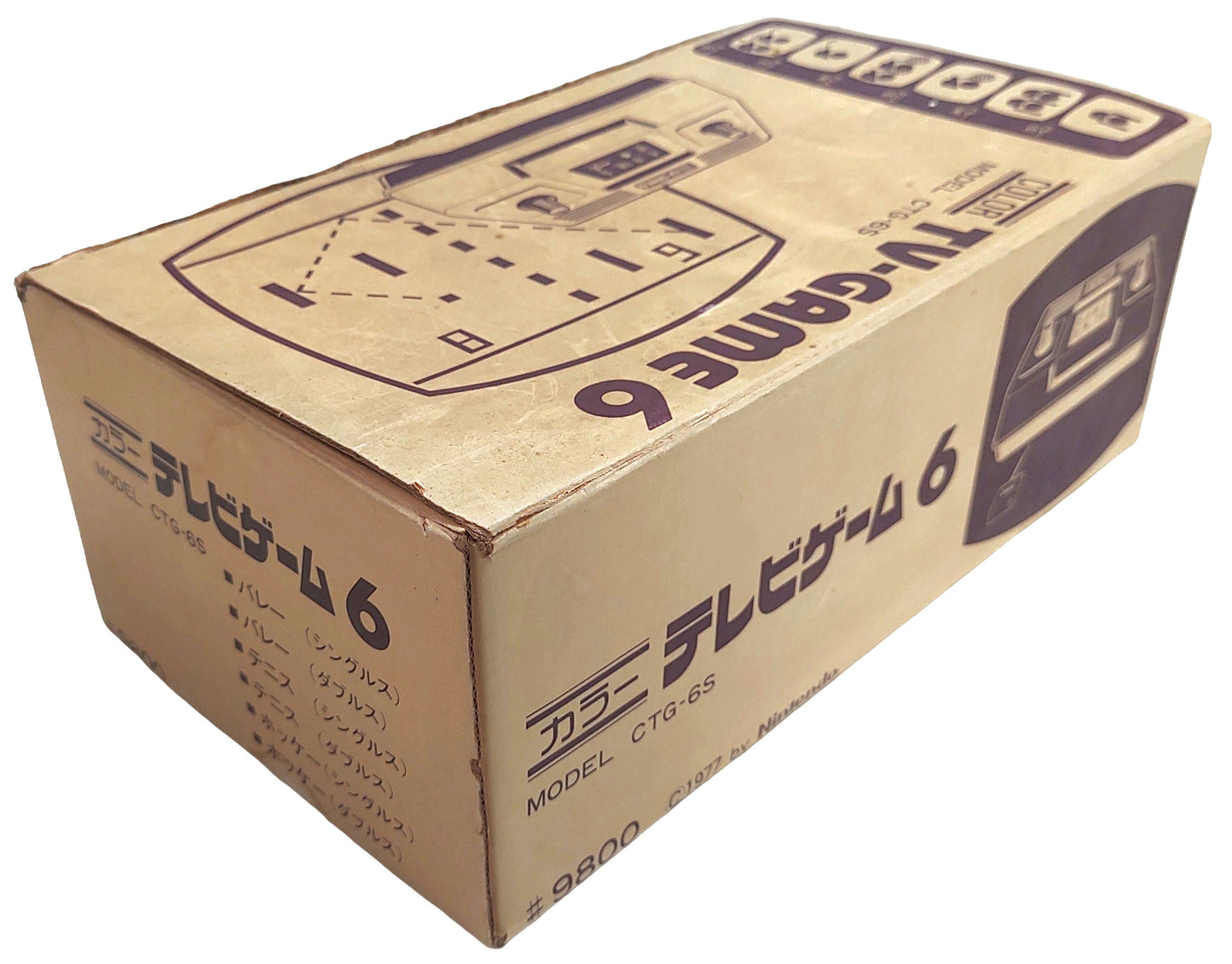 Nintendo Color TV Game 6 - 1º console fabricado pela Nintendo em 1977!!
