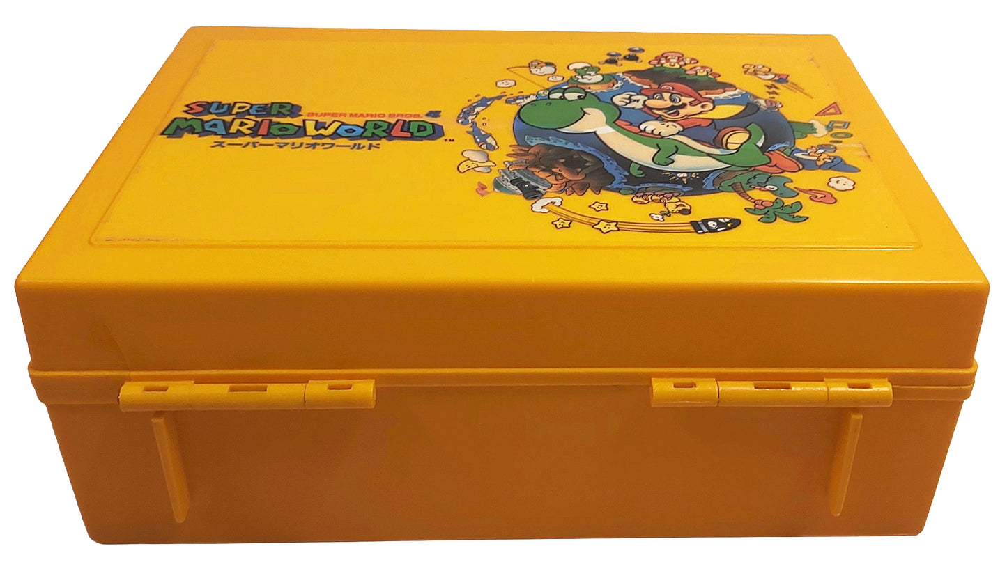 Maleta p/ cartuchos Super Mario World - Super Famicom
