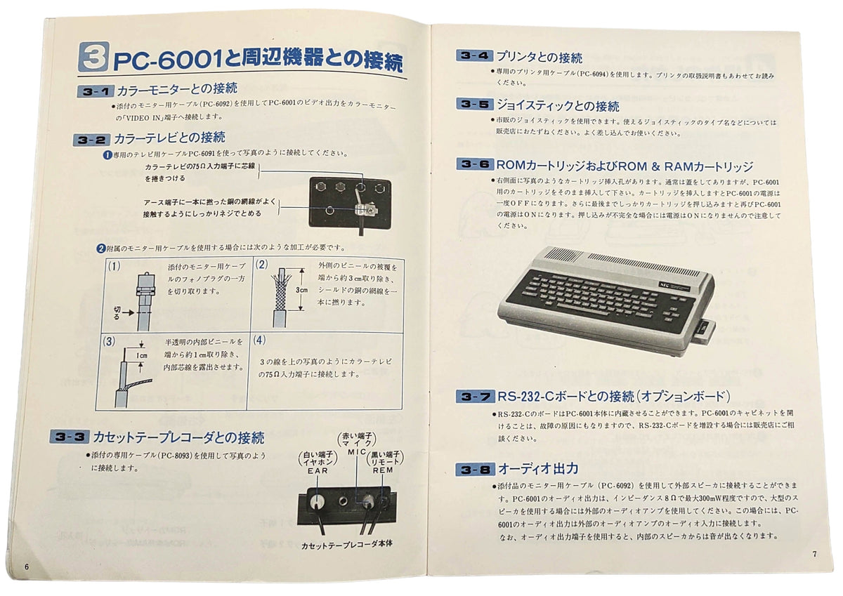NEC PC-6001 Personal Computer PC-6000 series