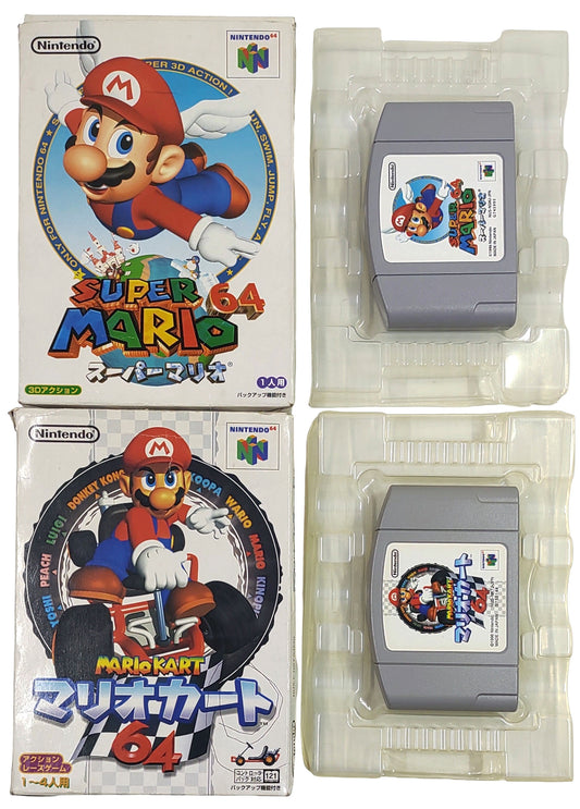Mario 64 + Mario Kart 64 - Nintendo 64