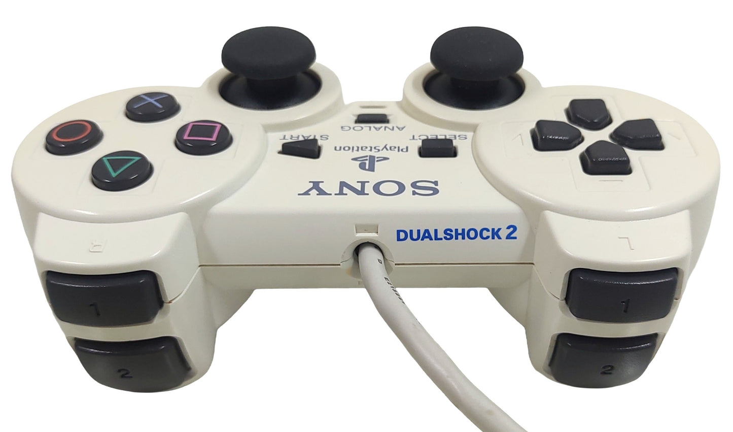 DualShock 2 Branco - Sony Playstation 2