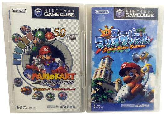 Super Mario Sunshine + Mario Kart: Double Dash!! - Nintendo Game Cube