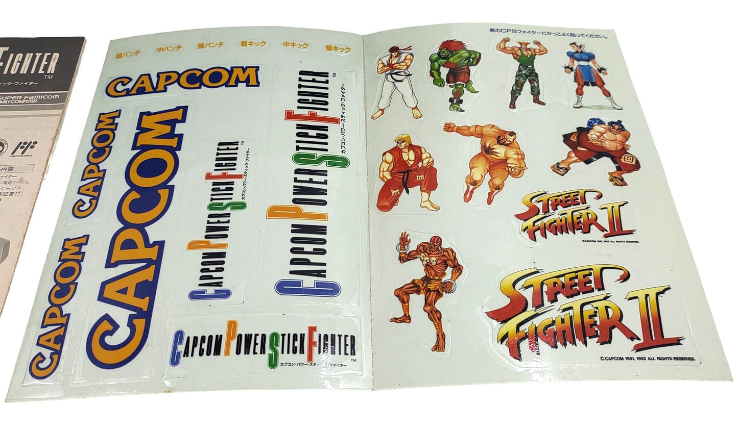Capcom Power Stick Fighter Arcade Controle - Famicom / Super Famicom / SNES