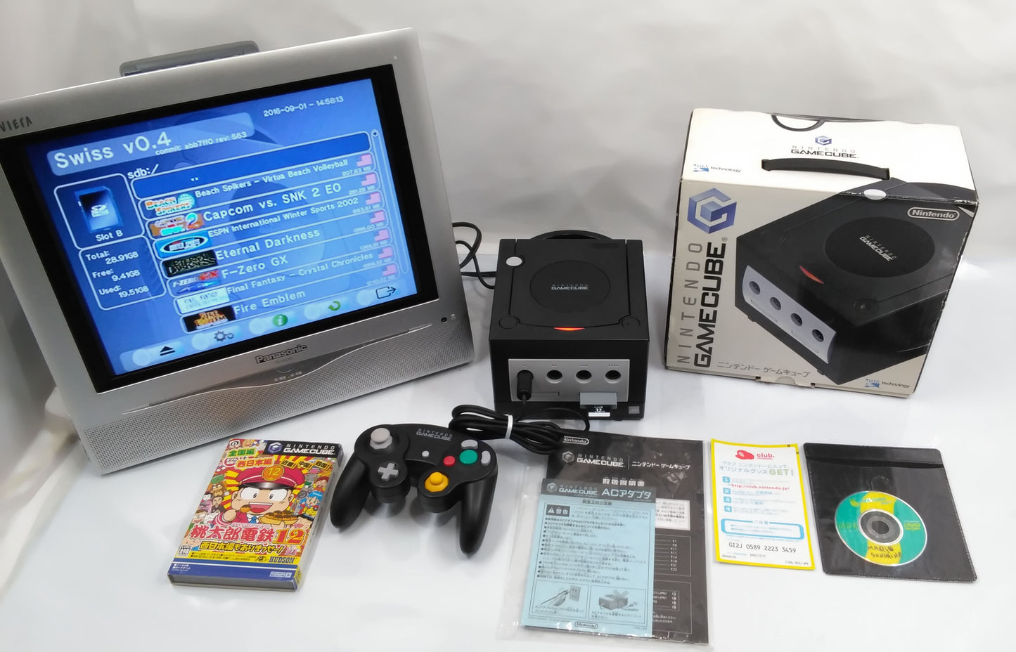 Game Cube Completo [Destravado + Games via cartão SD]