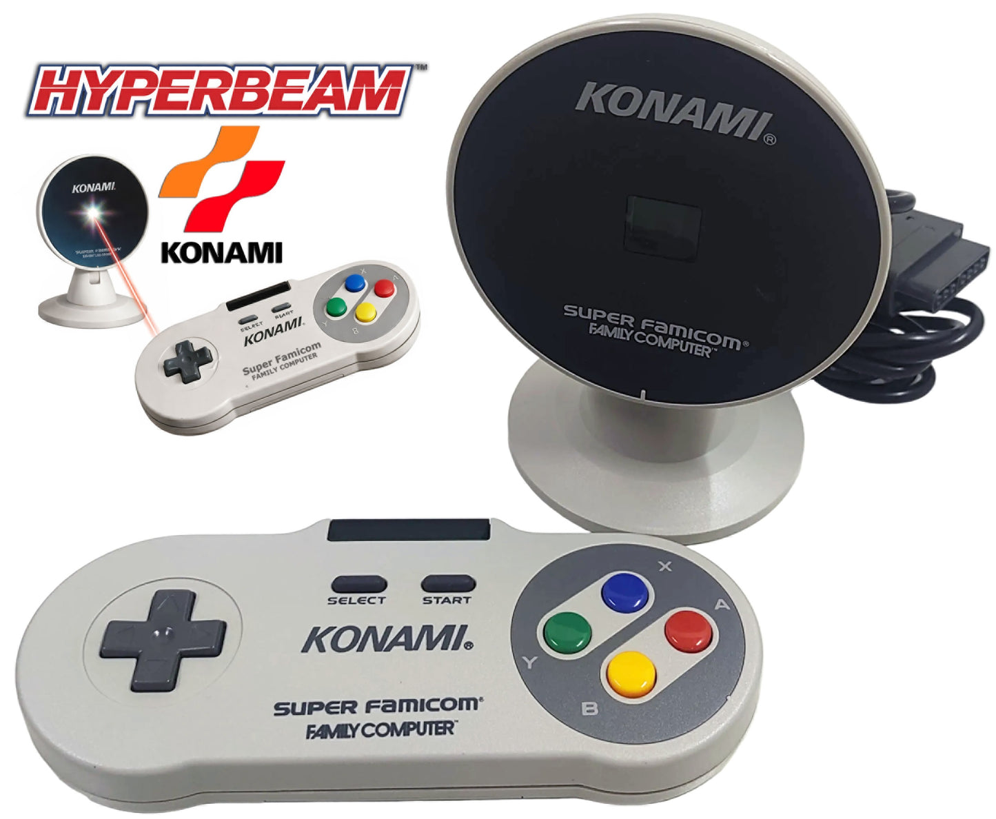 Konami Hyperbeam Wireless Controller  - Super Famicom / SNES / Famicom