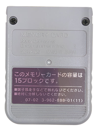 Memory Card Original - Sony Playstation PS1